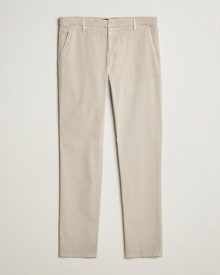 Heren | Broeken | Dondup | Spiritisimo Peached Gabardine Chino Sand