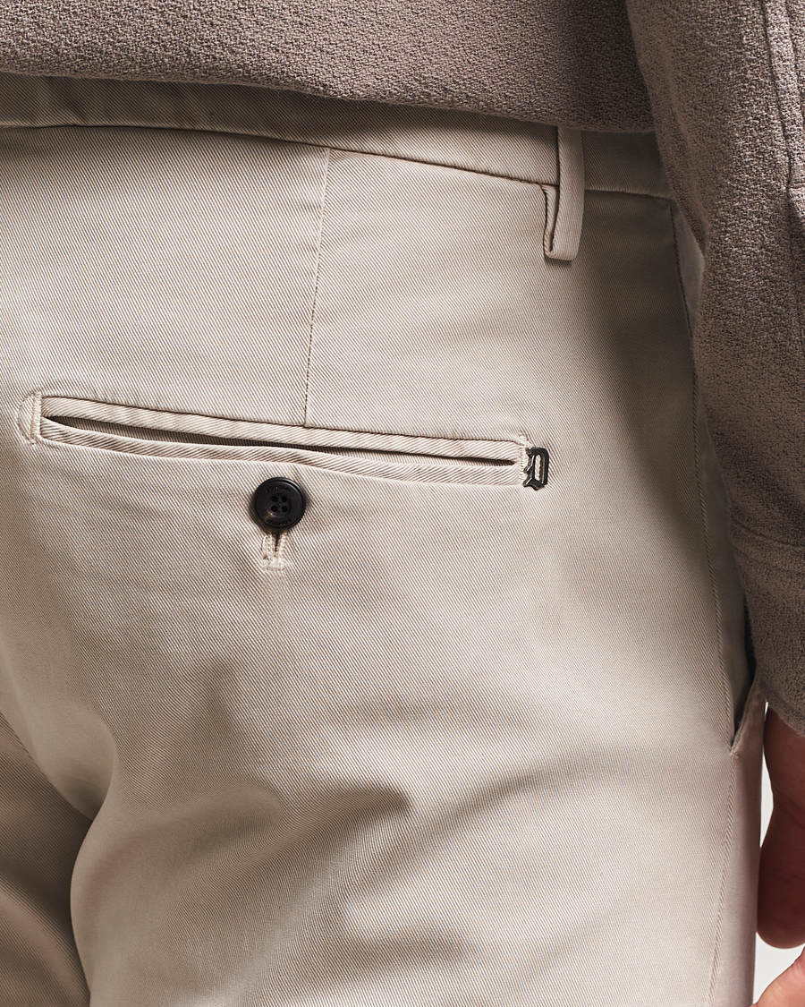 Heren | Broeken | Dondup | Spiritisimo Peached Gabardine Chino Sand