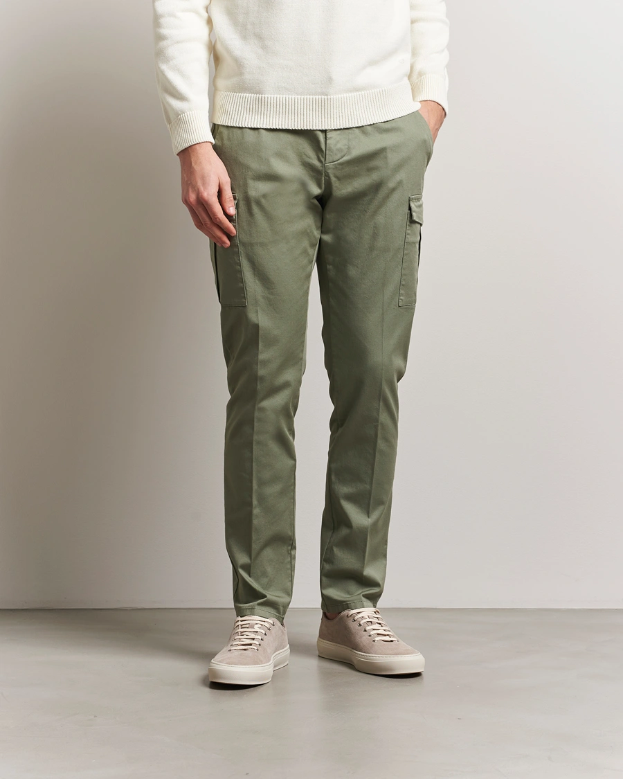 Homme | Pantalons | Dondup | Eddie Cargo Pants Green