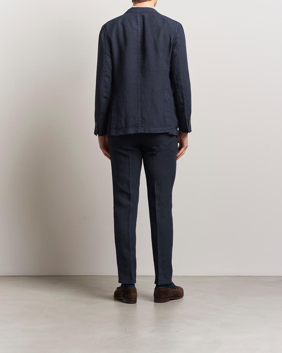 Homme | Costumes | Boglioli | K Jacket Linen Suit Navy