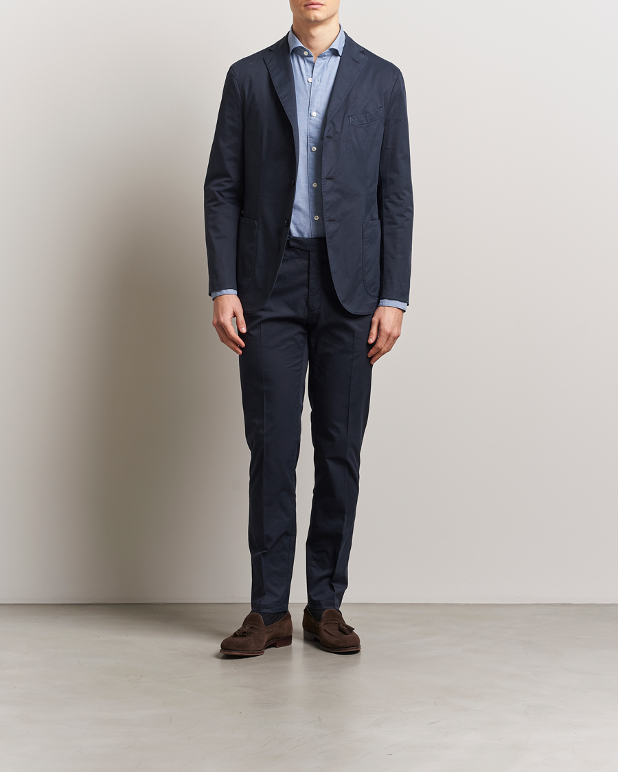 Homme | Costumes | Boglioli | K Jacket Supima Cotton Suit Navy