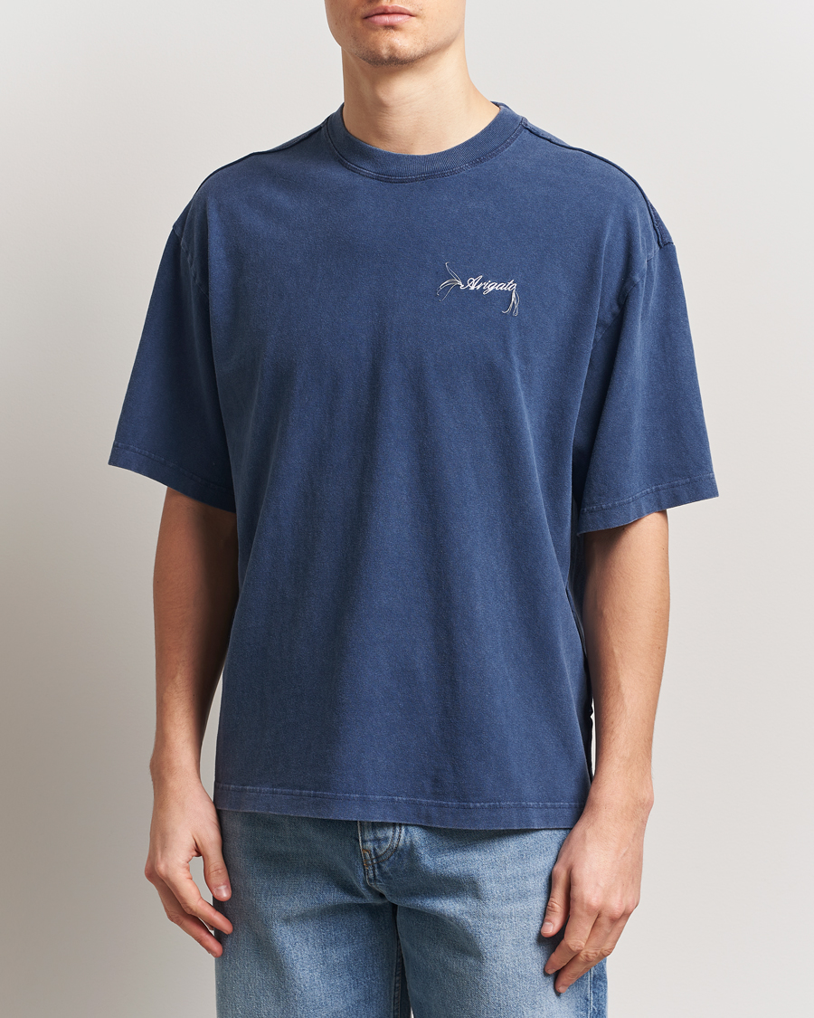 Heren | T-shirts | Axel Arigato | Honor Washed T-Shirt Navy