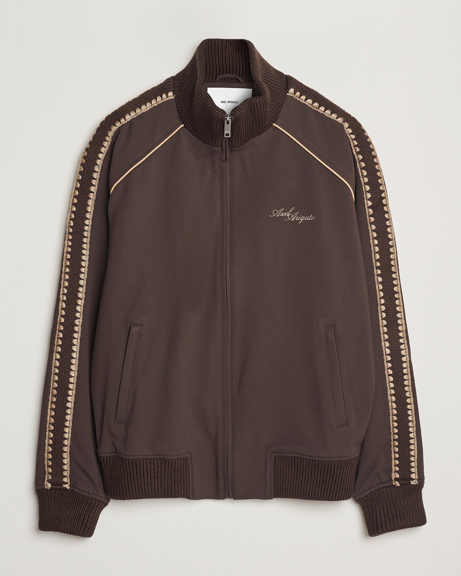 Heren | Truien | Axel Arigato | Carter Track Jacket Dark Brown