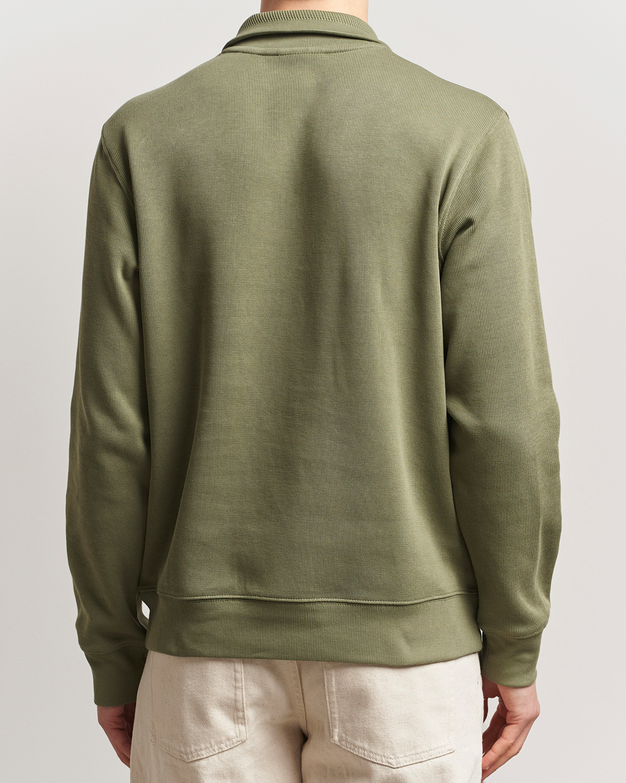 Heren | Truien | Lacoste | Rib Interlock Half Zip Khaki