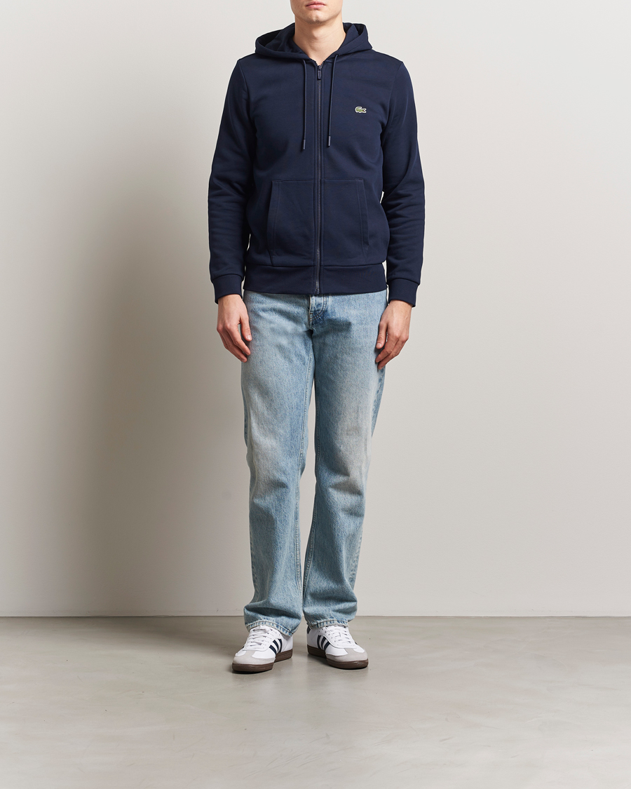 Heren | Truien | Lacoste | Full Zip Hoodie Navy
