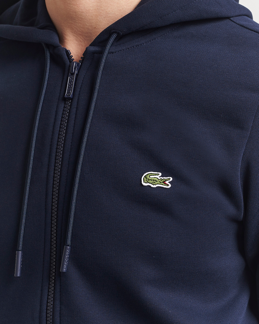 Heren | Truien | Lacoste | Full Zip Hoodie Navy Blue