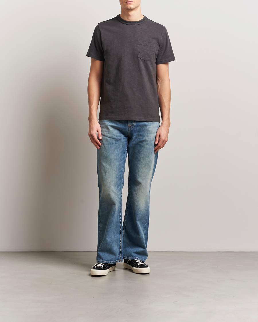 Homme | T-shirts | Nudie Jeans | Roy Heavy Slub T-Shirt Antracite