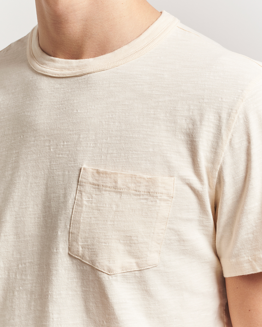 Homme | T-shirts | Nudie Jeans | Roy Heavy Slub T-Shirt Ecru