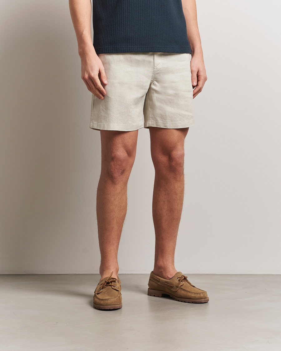 Homme | Shorts | Samsøe Samsøe | Jabari Linen Drawstring Shorts Moonstruck
