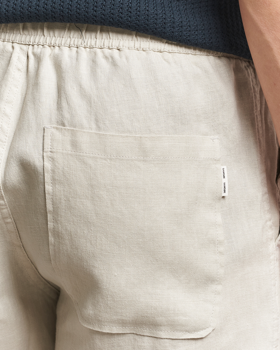 Homme | Shorts | Samsøe Samsøe | Jabari Linen Drawstring Shorts Moonstruck