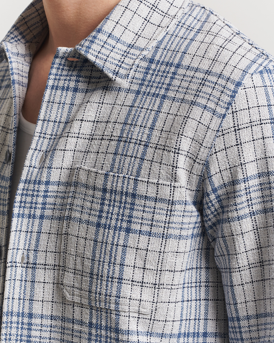 Heren | Overhemden | Samsøe Samsøe | Taka Checked Overshirt Moonstruck