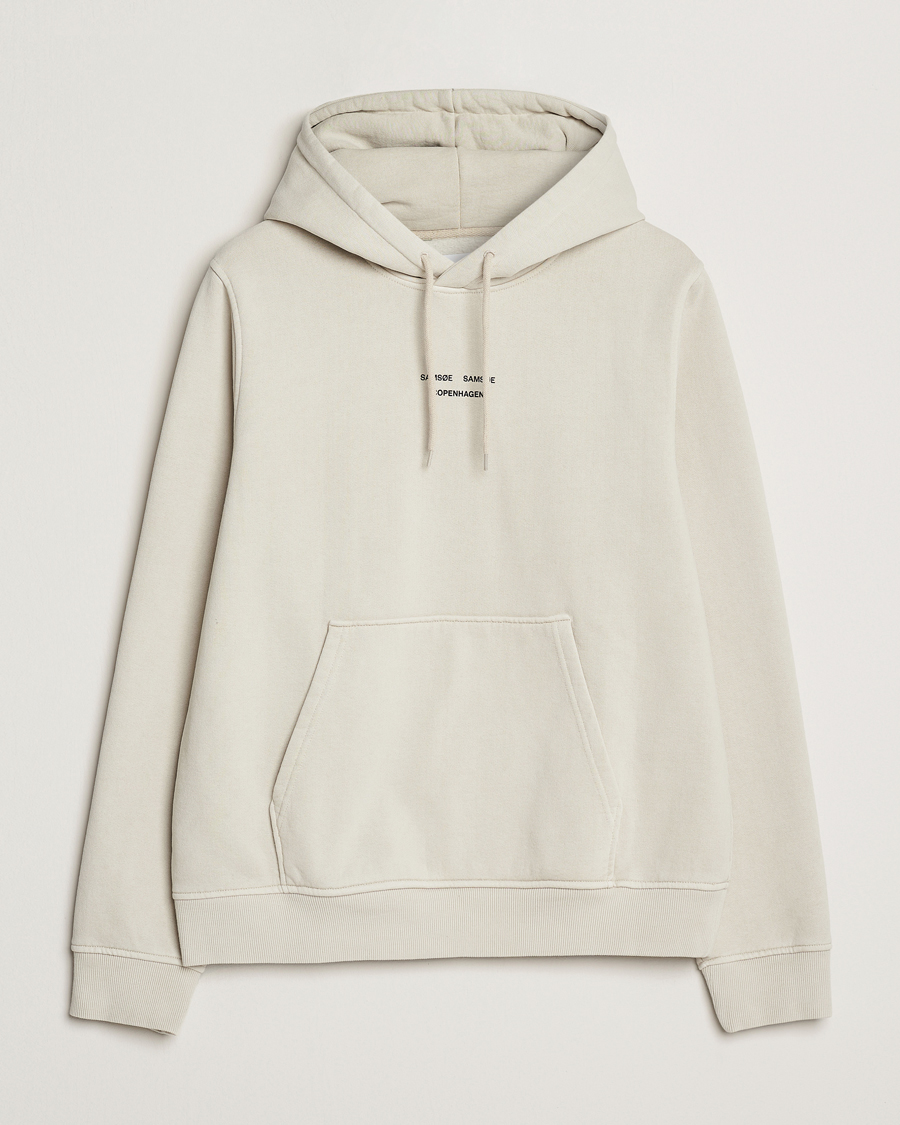Heren | Truien | Samsøe Samsøe | Marcus Center Logo Hoodie Moonstruck