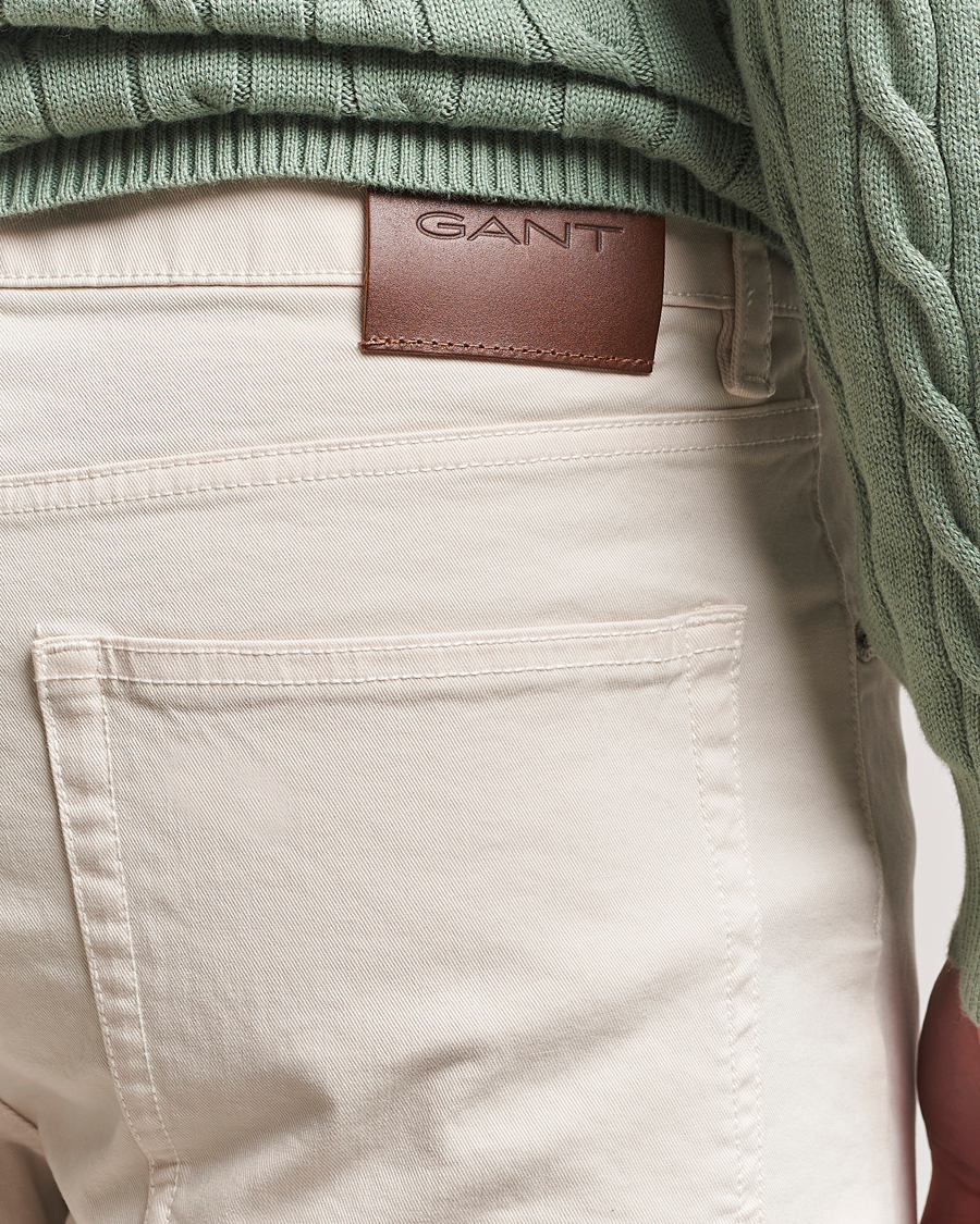 Homme | Pantalons | GANT | Regular Desert 5-Pocket Pants Putty