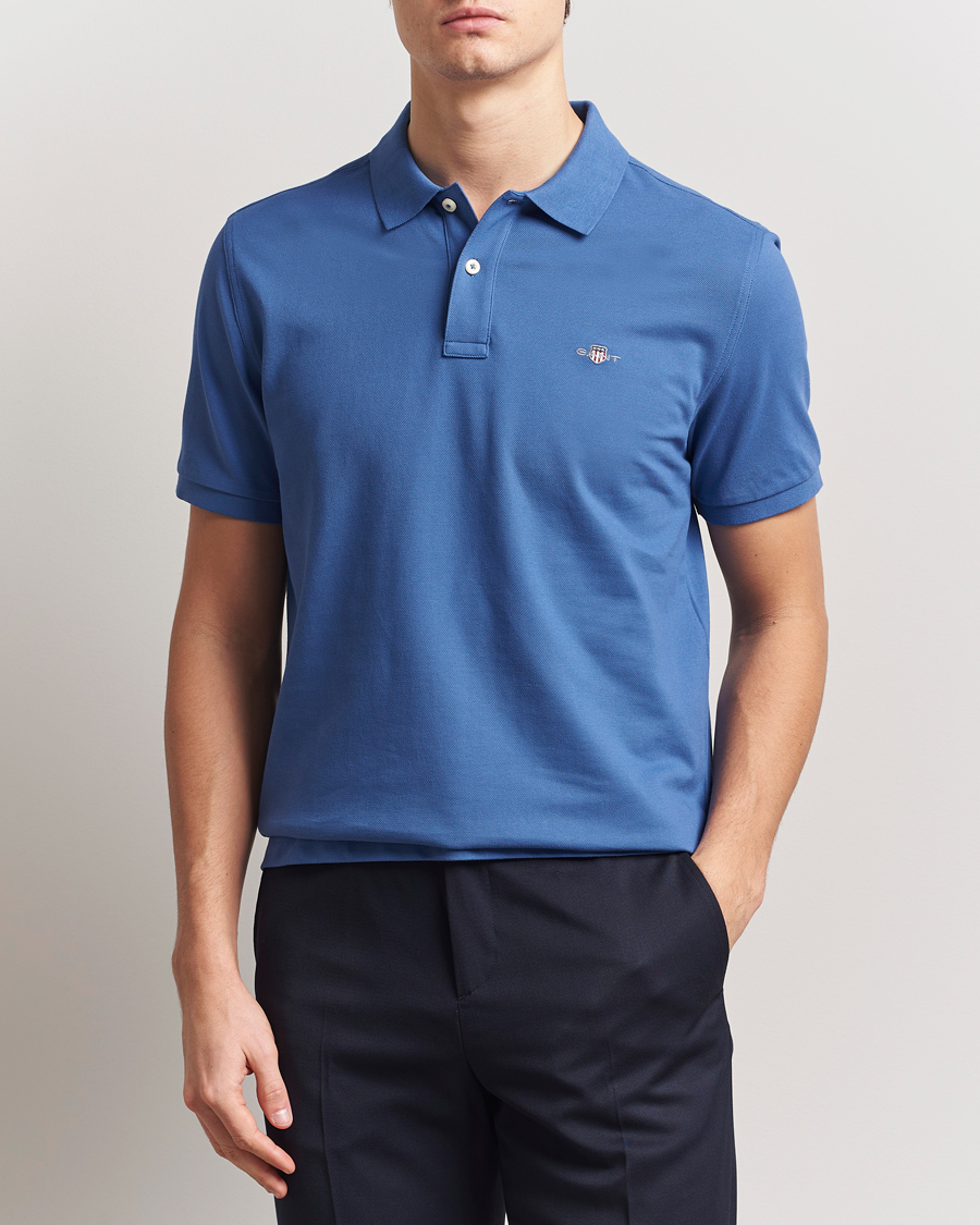 Heren | Polo's | GANT | The Original Polo Rich Blue