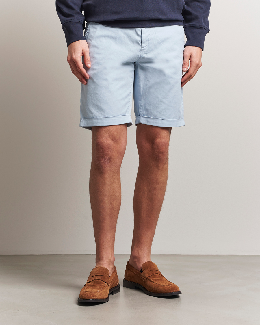 Homme | Shorts | GANT | Regular Sunfaded Shorts Fresh Blue