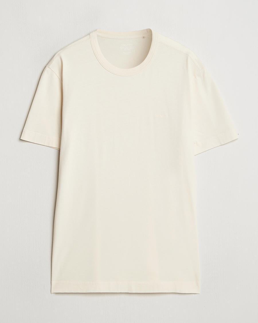 Homme | T-shirts | GANT | Sunfaded T-Shirt Ivory White