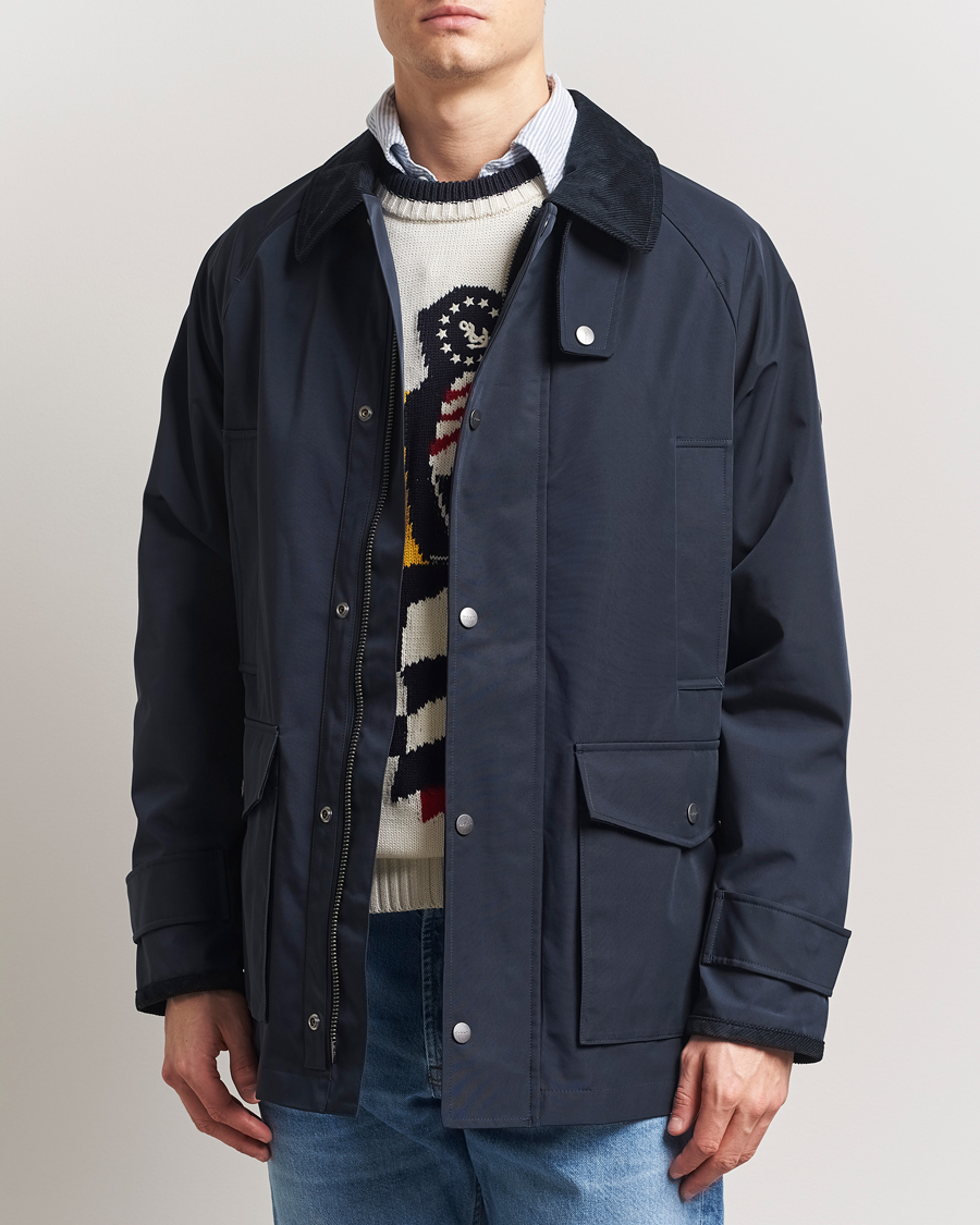Heren | Jassen | GANT | Spring Decker Jacket Evening Blue