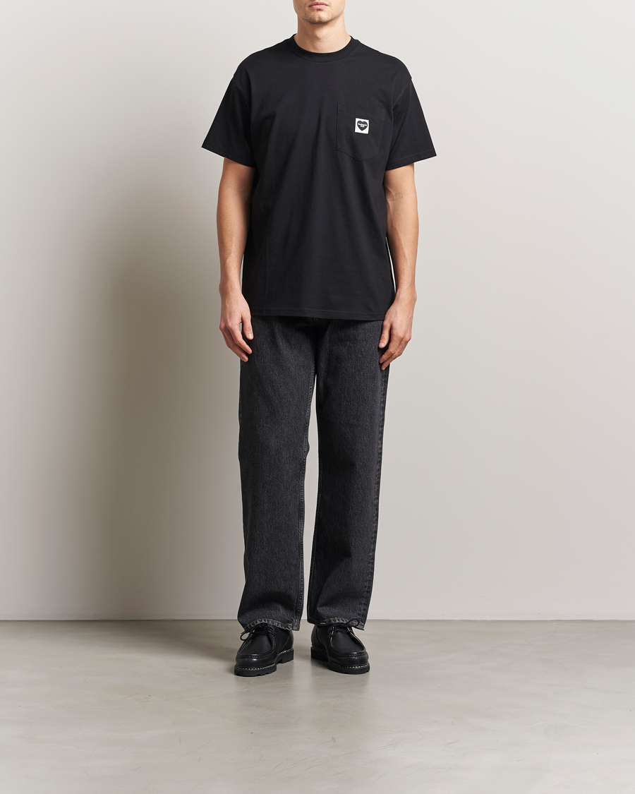 Heren | T-shirts | Carhartt WIP | Pocket Heart T-Shirt Black