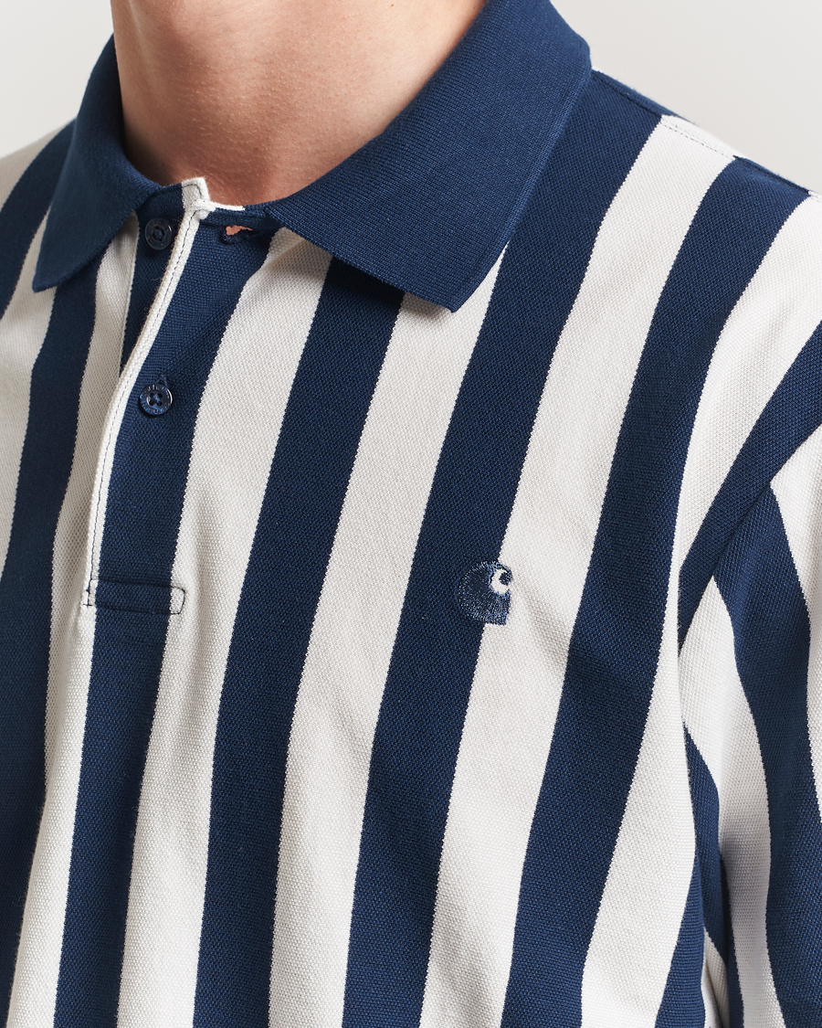 Heren | Polo's | Carhartt WIP | Boynton Piqué Polo Blue