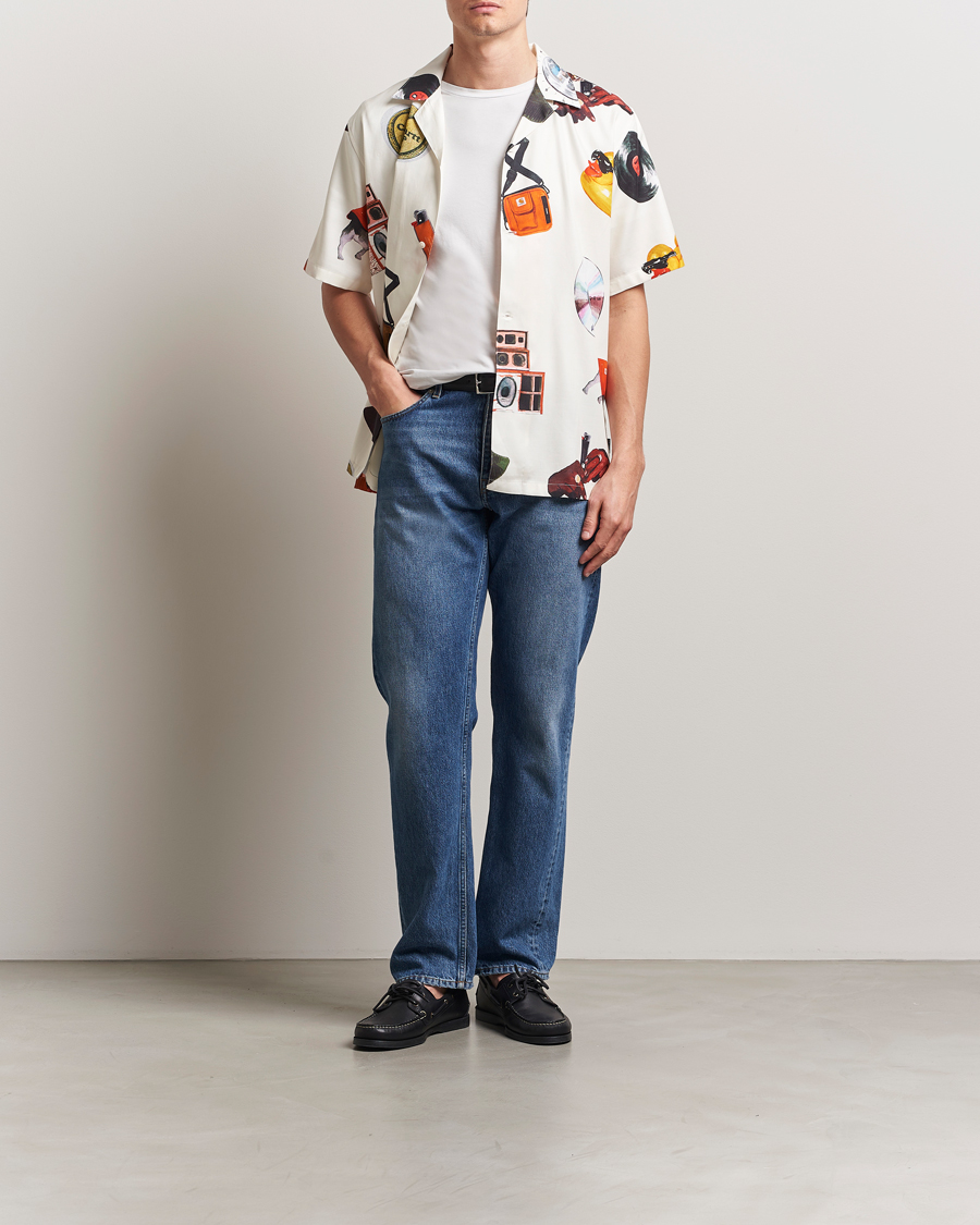 Heren | Overhemden | Carhartt WIP | Jacob Rochester Printed Shirt White