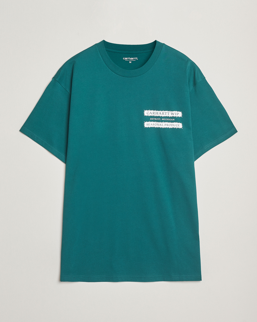 Heren | T-shirts | Carhartt WIP | Catalogue Back Print T-Shirt Rainforest