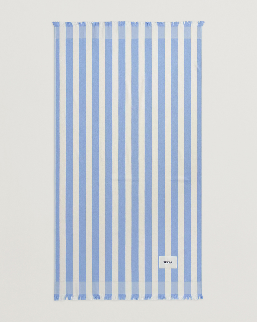 Homme | Tissus | Tekla | TeklaOrganic Terry Beach TowelMoro Stripes