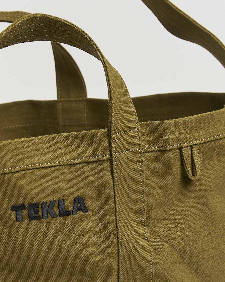 Heren | Tassen | Tekla | Beach Bag Olive