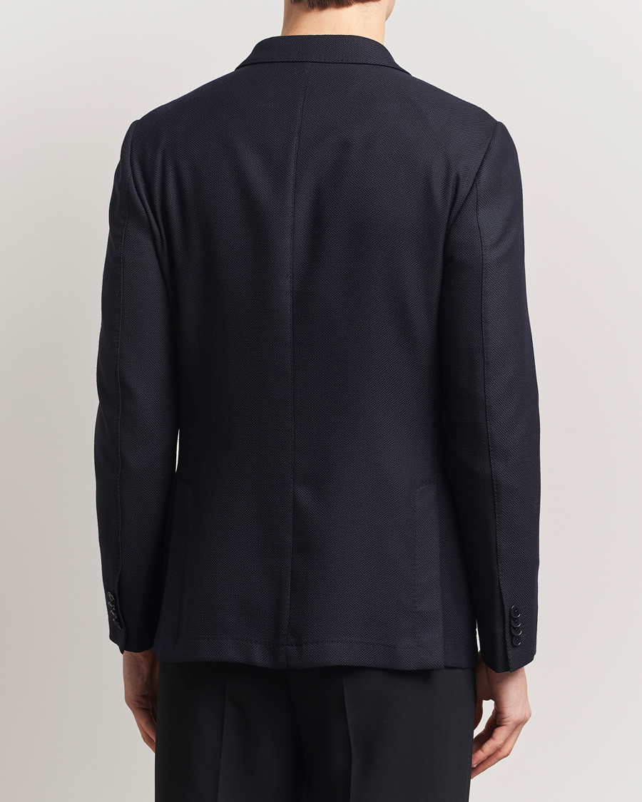 Heren | Blazers | Zegna | Unconstructed Wool Hopsack Blazer Navy
