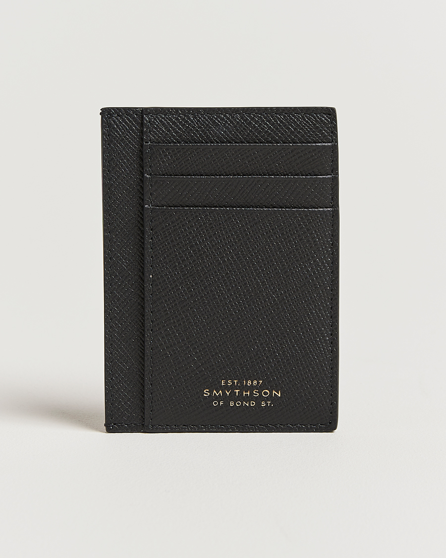 Heren | Portemonnees | Smythson | Panama 773 Cardholder Black