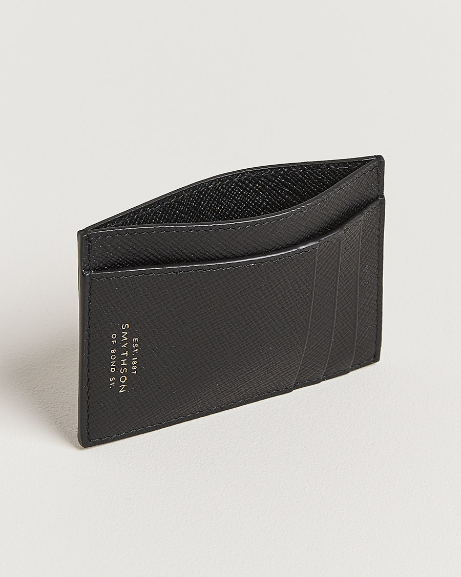 Homme | Portefeuilles | Smythson | Panama 773 Cardholder Black
