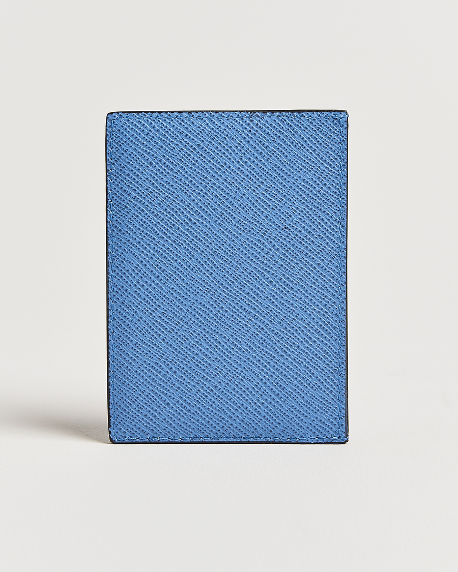 Heren | Portemonnees | Smythson | Panama 773 Cardholder Nile Blue