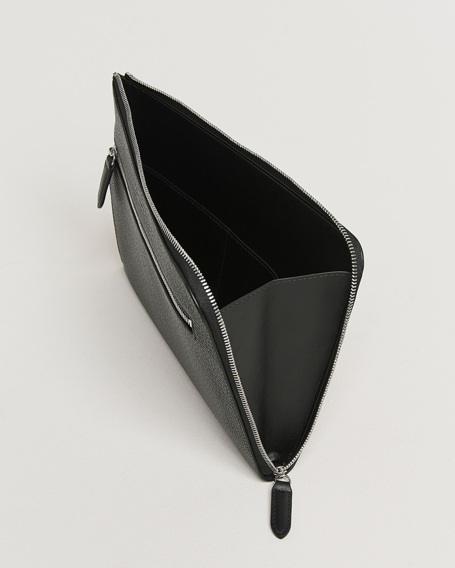 Heren | Tassen | Smythson | Ludlow Flat Organiser Pouch Black