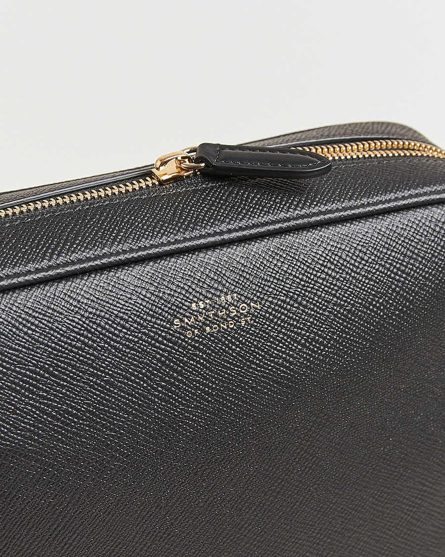 Heren | Tassen | Smythson | Panama Organiser Tech Pouch Black