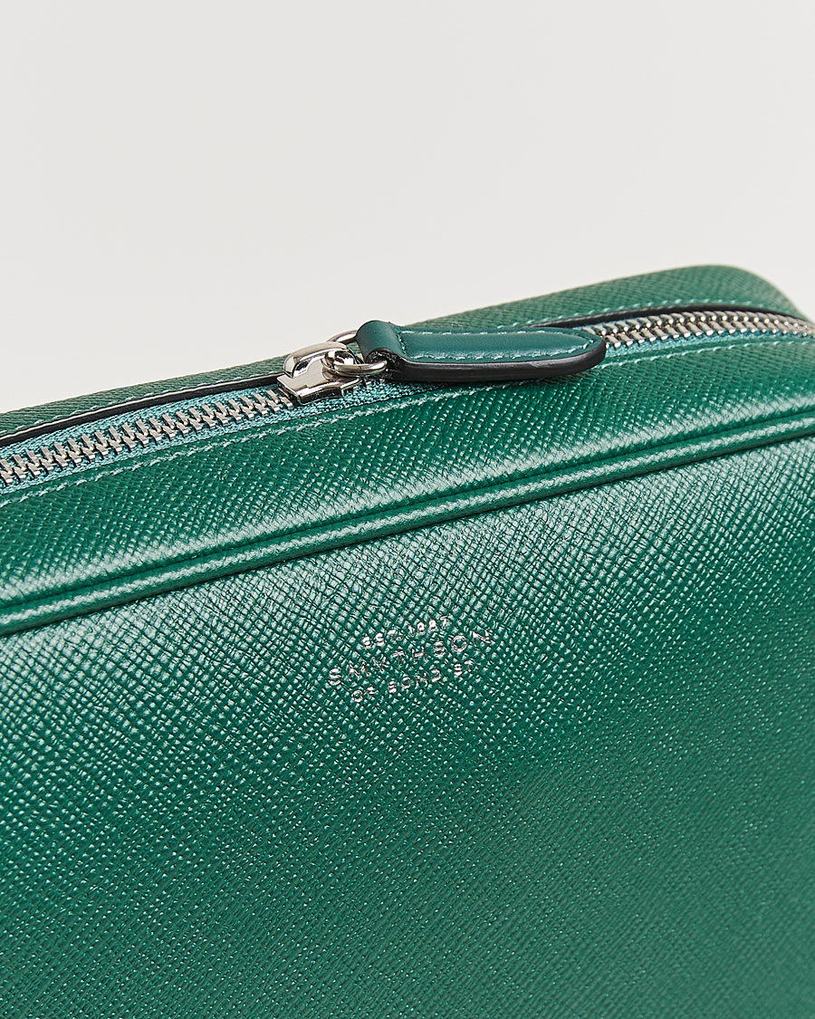 Heren | Smythson Panama Organiser Tech Pouch Forest Green | Smythson | Panama Organiser Tech Pouch Forest Green