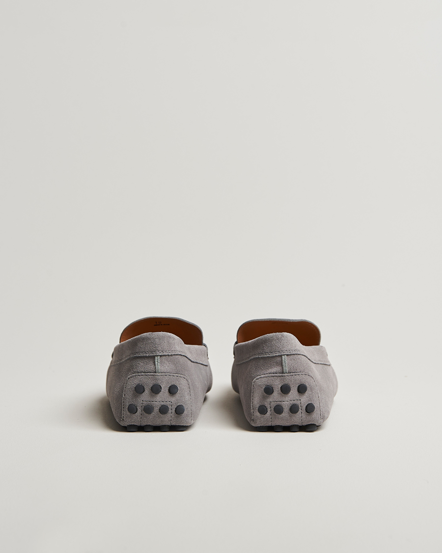 Heren | Tod's Gommino Carshoe Grey Suede | Tod's | Gommino Carshoe Grey Suede