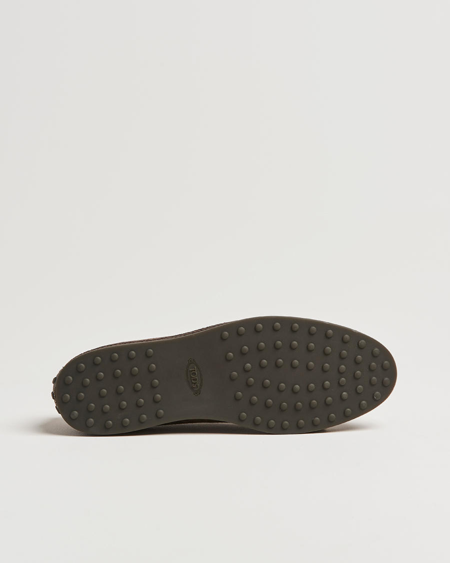 Homme | Loafers | Tod's | Raffia Loafer Dark Brown Suede