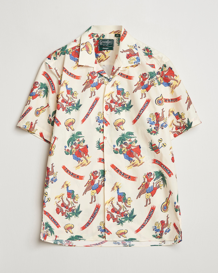 Homme | Chemises | Gitman Vintage | Jamaica Camp Shirt Cream
