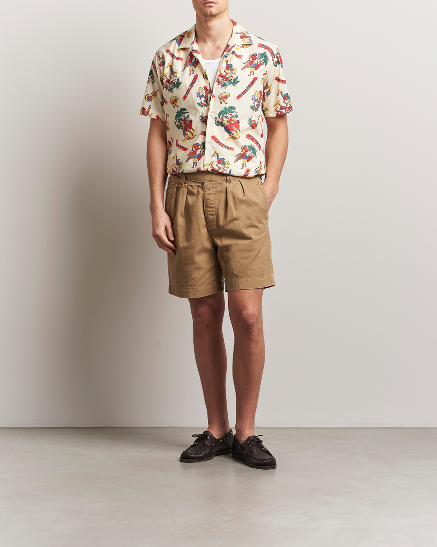 Homme | Chemises | Gitman Vintage | Jamaica Camp Shirt Cream
