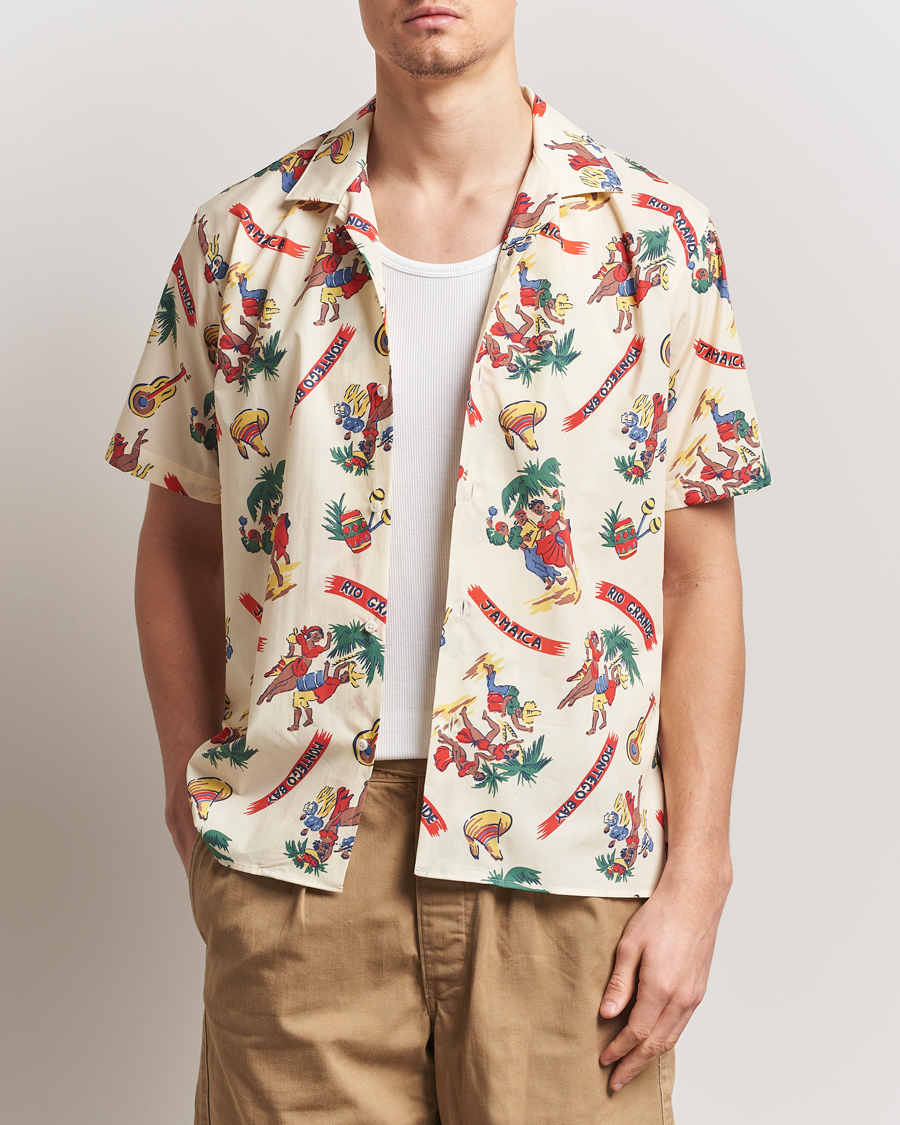 Homme | Chemises | Gitman Vintage | Jamaica Camp Shirt Cream