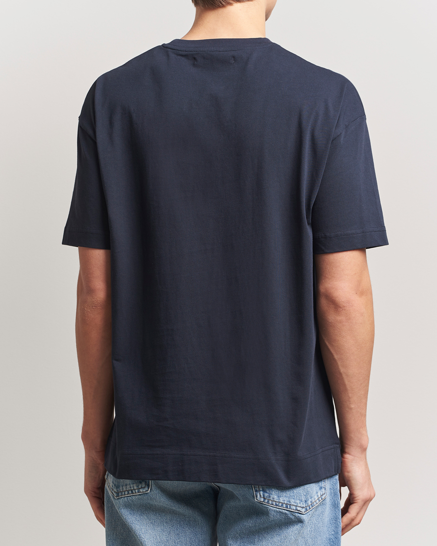 Homme | T-shirts | Samsøe Samsøe | Joel Organic Cotton T-Shirt Salute Navy