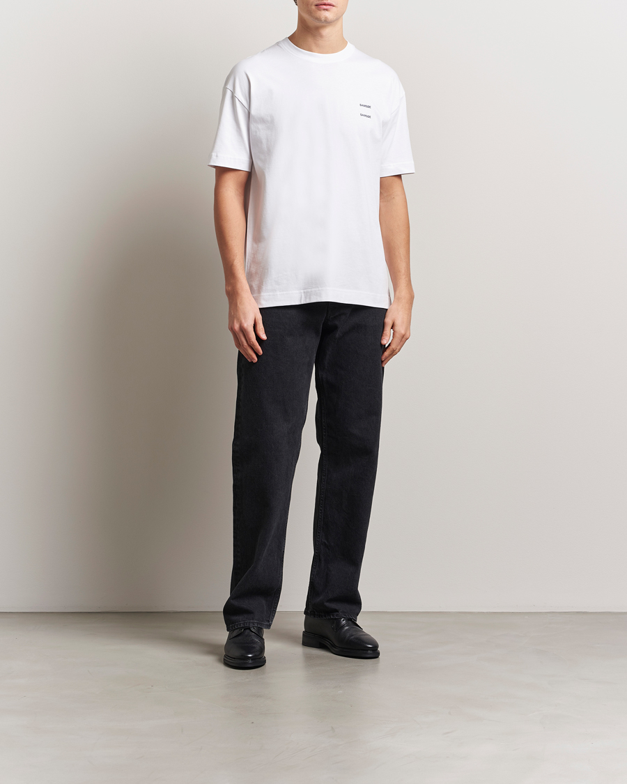 Heren | T-shirts | Samsøe Samsøe | Joel Organic Cotton T-Shirt White