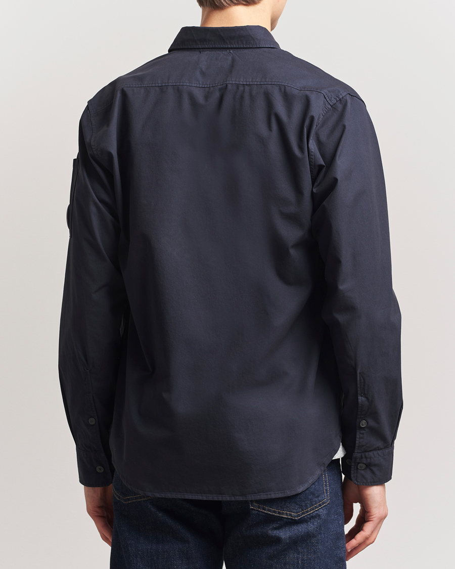 Homme | Chemises | C.P. Company | Organic Gabardine Pocket Shirt Navy