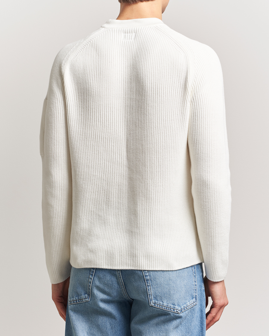 Heren | Truien | C.P. Company | Sea Island Cotton Crewneck White