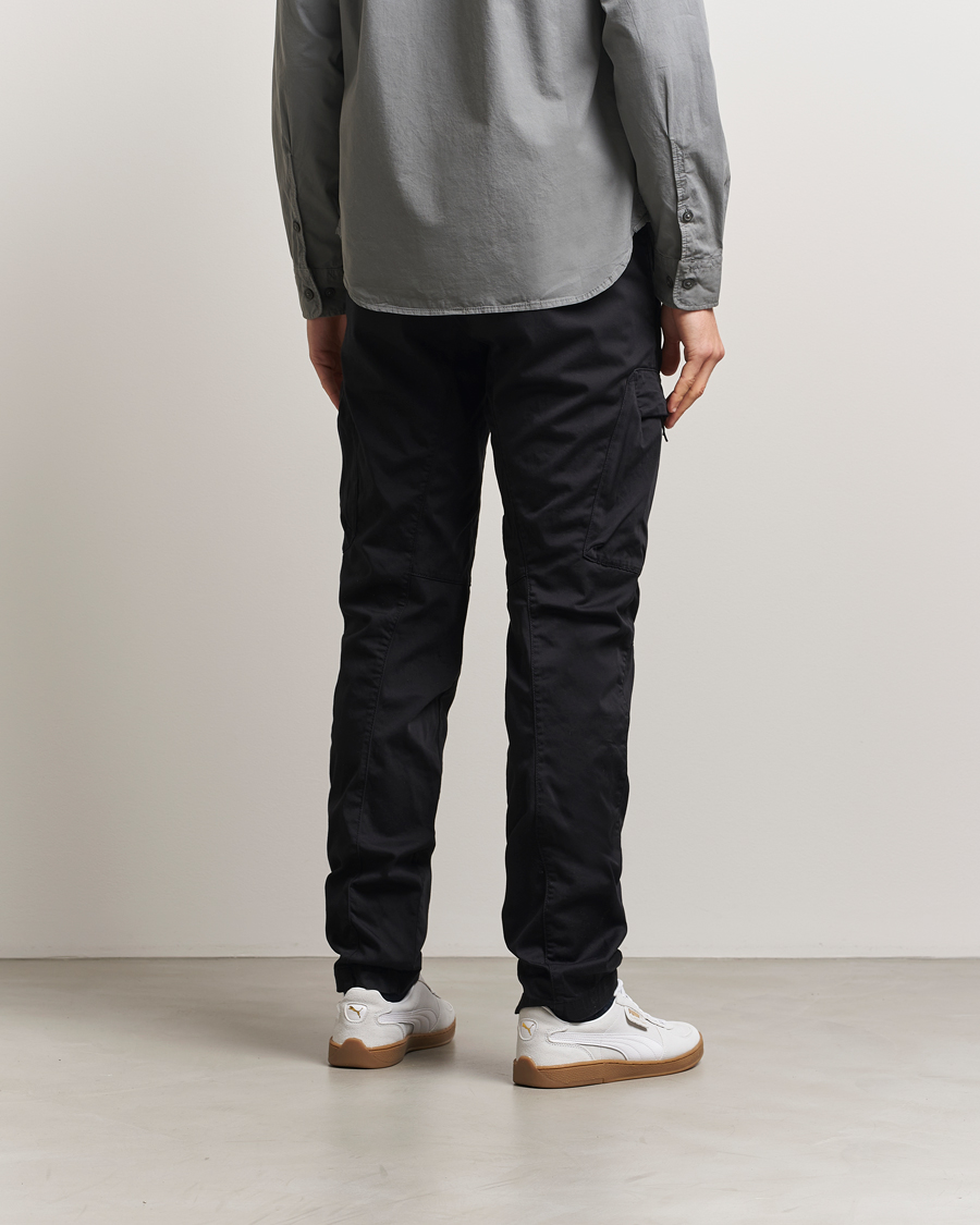 Heren | Broeken | C.P. Company | Satin Stretch Cargo Pants Black