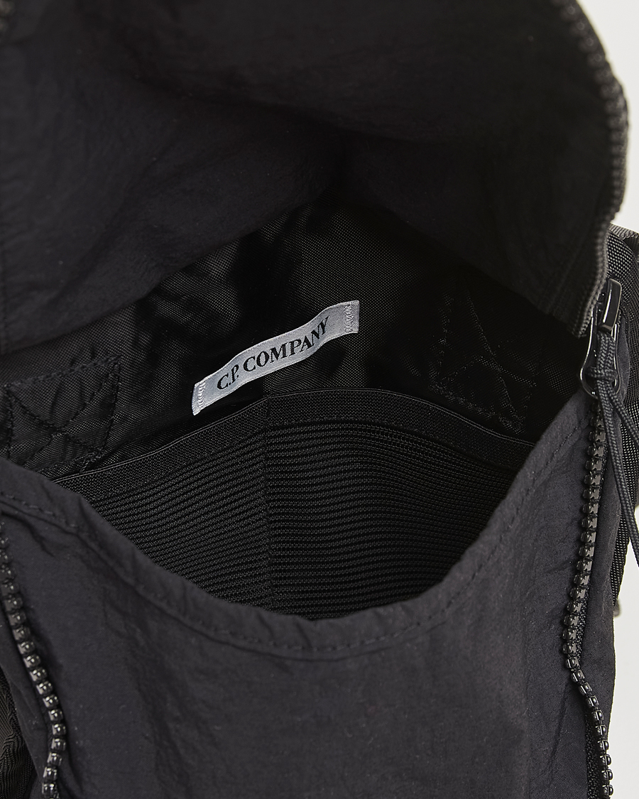 Heren | C.P. Company Plain Paper Touch Accessorie Bag Black | C.P. Company | Plain Paper Touch Accessorie Bag Black