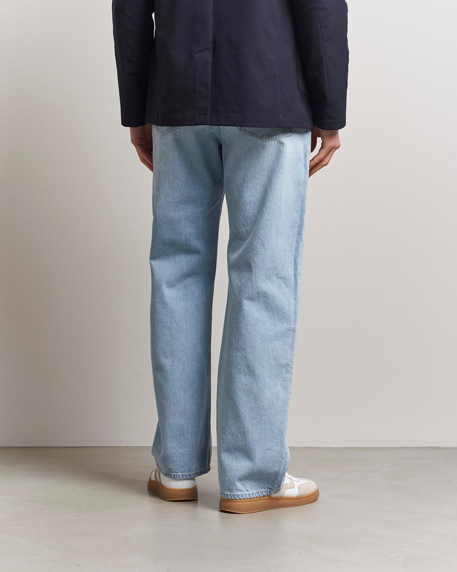 Homme | Jeans | J.Lindeberg | Cart Super Stone Wide Jeans Light Blue