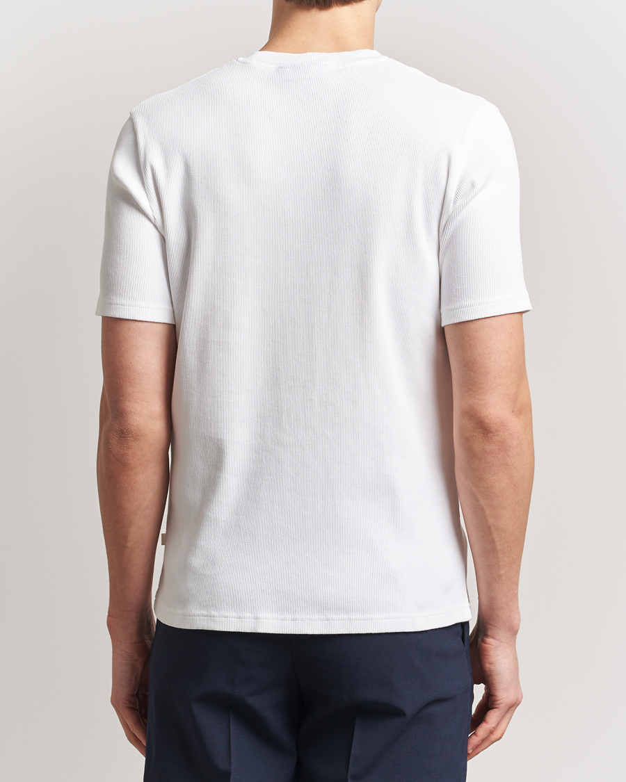Homme | T-shirts | J.Lindeberg | Rob Slim Rib T-Shirt White