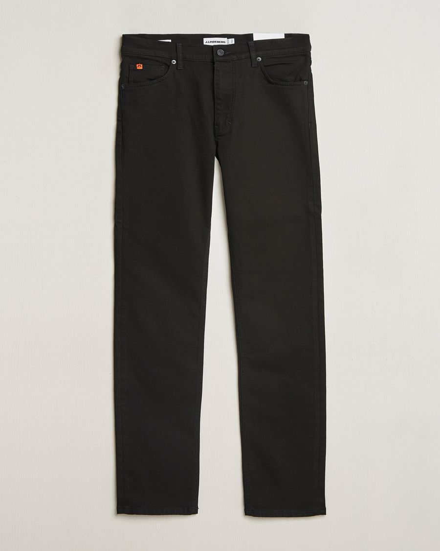 Heren | Jeans | J.Lindeberg | Jax Washed Slim Jeans Black