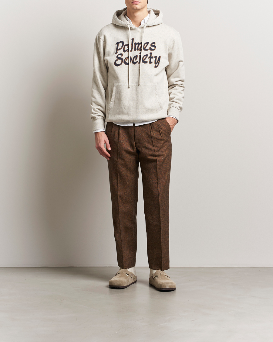 Heren | Truien | Palmes | Society Hoodie Oatmeal