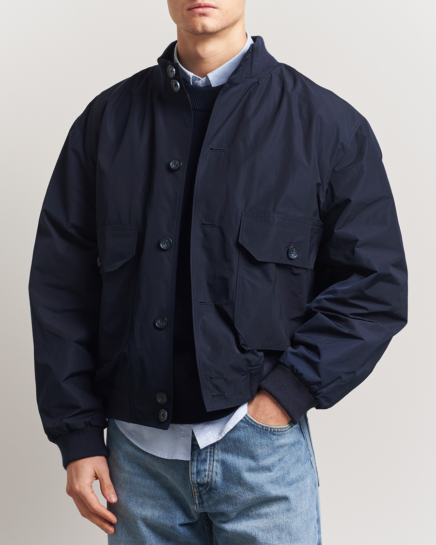 Homme | Manteaux Et Vestes | Palmes | Harrington Jacket Navy